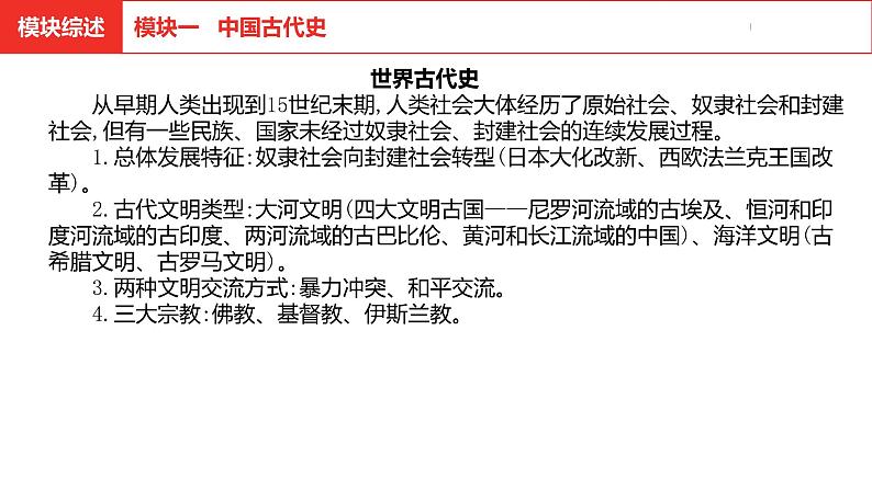 中考总复习历史（安徽地区）考点九年级上册 第一单元　古代亚非文明课件03