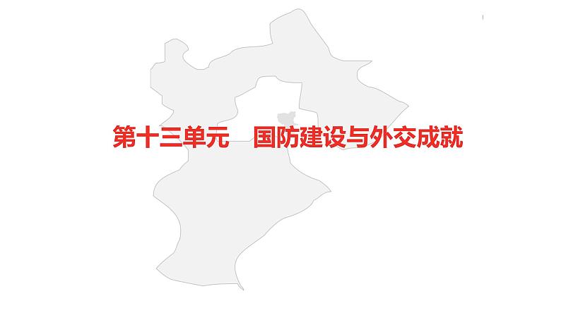 中考总复习历史（河北地区）模块二 中国现代史 第十三单元 国防建设与外校成就课件02