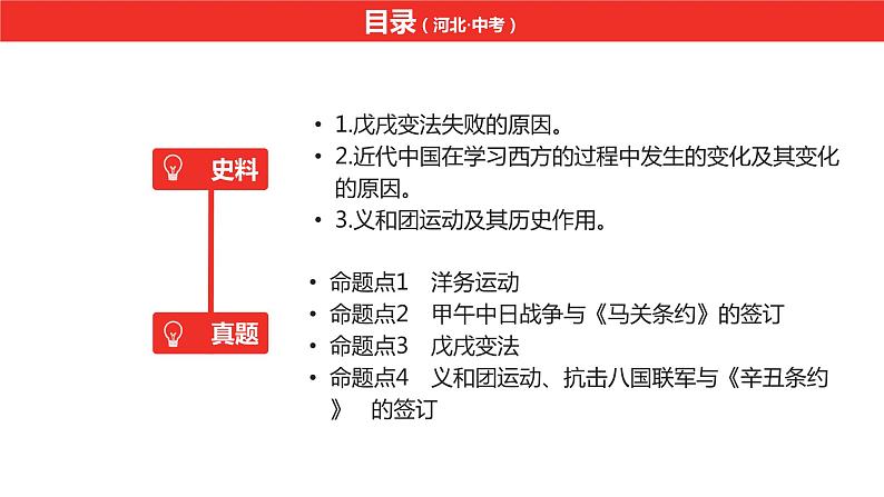 中考总复习历史（河北地区）模块一 中国近代史 第二单元 近代化的早期探索与民族危机的加剧课件07