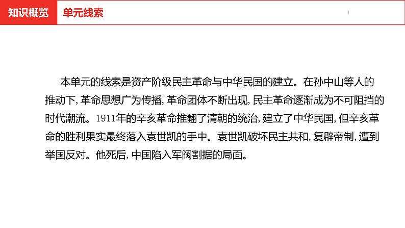 中考总复习历史（河北地区）模块一 中国近代史 第三单元 资产阶级民主革命与中华民国的建立课件04