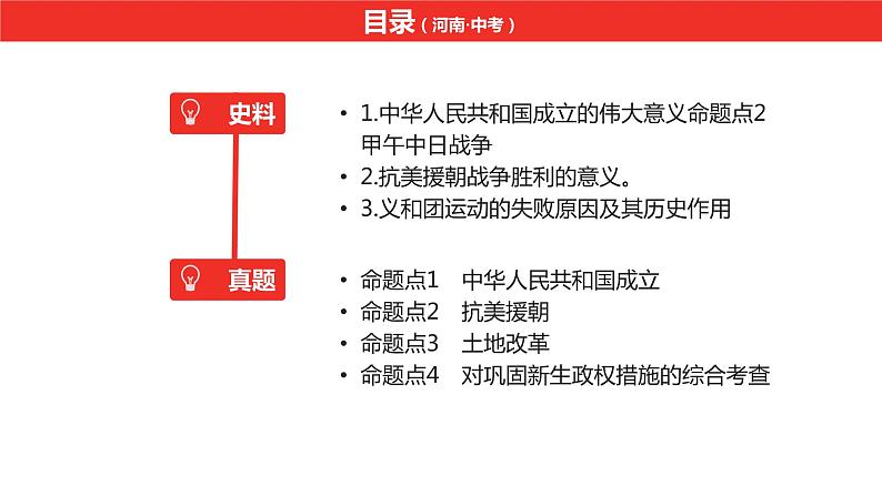 中考总复习历史（河南地区）模块三 中国现代史 第一单元　中华人民共和国的成立和巩固课件08