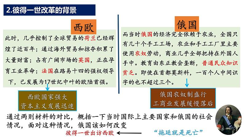 部编版历史九年级下册 第2课 俄国的改革 课件+视频素材04