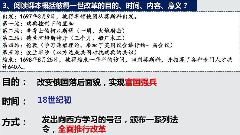 部编版历史九年级下册 第2课 俄国的改革 课件+视频素材06