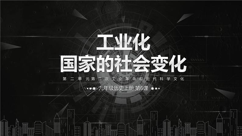 第6课工业化国家的社会变化 课件01