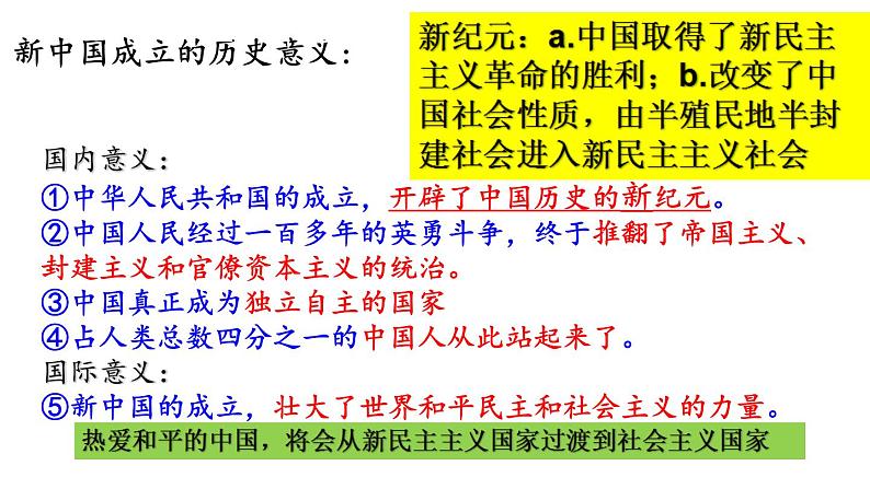 中考八年级下册历史总复习课件第5页