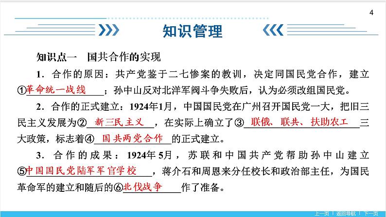 【期末复习课件】部编版历史八年级上册——第五单元：从国共合作到国共对立（知识串讲）04