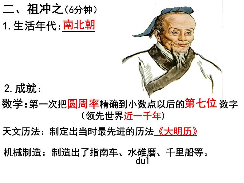 改4.20+魏晋南北朝的科技与文化课件++2022-2023学年部编版七年级历史上册第7页