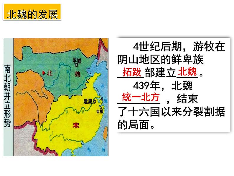 4.19+北魏政治和北方民族大融合+课件+2022-2023学年部编版七年级历史上册第6页