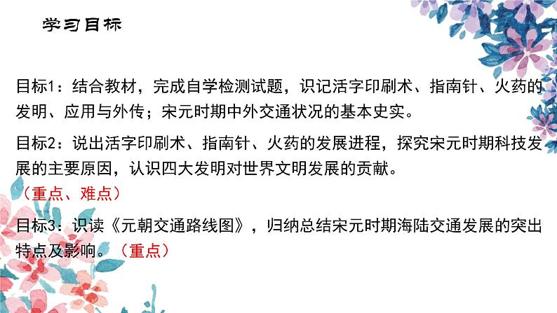 人教版历史初中7年级_第13课 宋元时期的科技与中外交通_宋元时期的科技与中外交通（名师课件）第3页