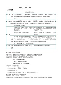 2023年江苏省历史中考二轮复习专题九-英国、美国学案