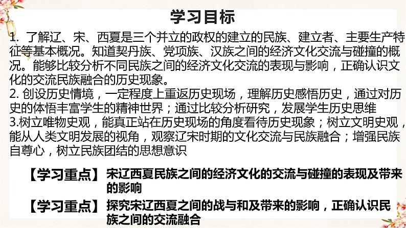 1第7课 辽、西夏与北宋的并立第2页