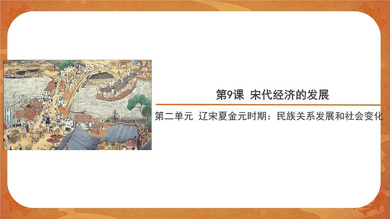 9 宋代经济的发展 精品课件第1页