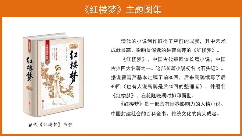 21 清朝前期的文学艺术 精品课件+教案+同步练习02