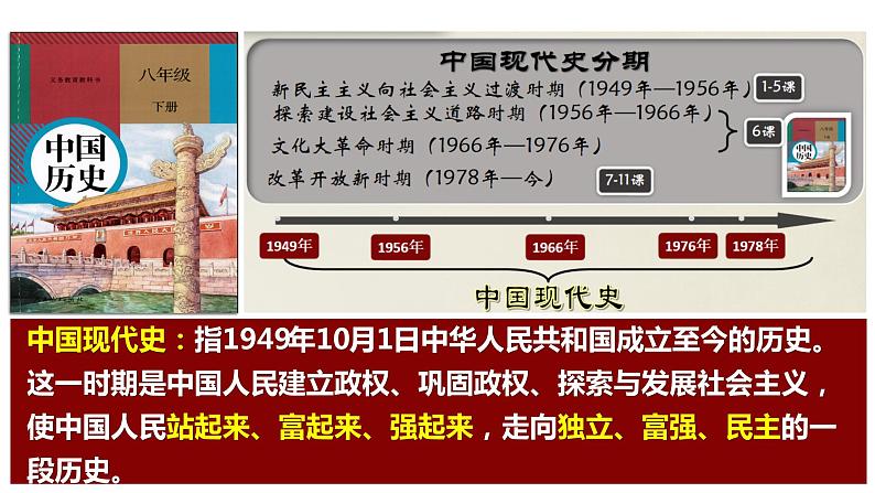 部编版八年级社会下册 1第1课 中华人民共和国成立（课件+教案+练习+视频）01