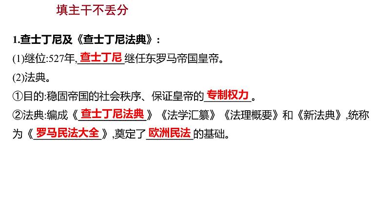 2022-2023 人教版历史 九年级上册 第三单元  第10课拜占庭帝国和《查士丁尼法典》 课件02