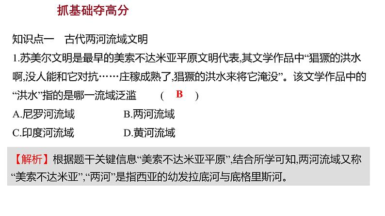 2022-2023 人教版历史 九年级上册 第一单元  第2课古代两河流域 课件第5页