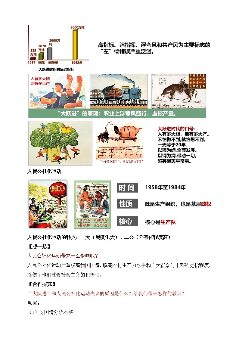 第6课 艰辛探索与建设成就 教学课件+教案+视频素材03