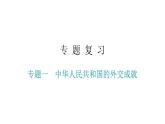 人教版八年级历史下册专题一中华人民共和国的外交成就课件