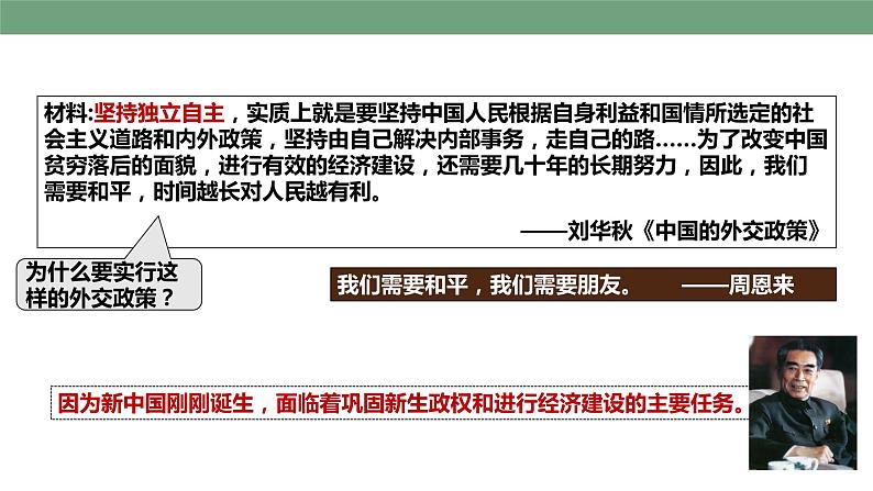 第16课独立自主的和平外交 课件 第8页