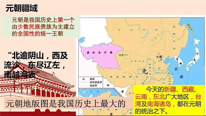 2023年春部编版历史七年级下册 第二单元 第十一课 元朝的统治 课件06