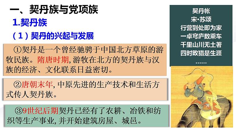 2.7++辽、西夏与北宋的并立+课件++2021-2022学年部编版七年级历史下册第3页