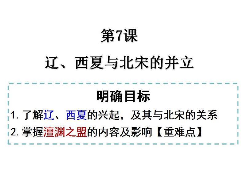 2.7辽西夏北宋的并立课件2021-2022学年部编版历史七年级下册第3页