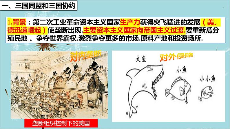 人教部编版历史九年级下册 第三单元 第八课 第一次世界大战 课件04