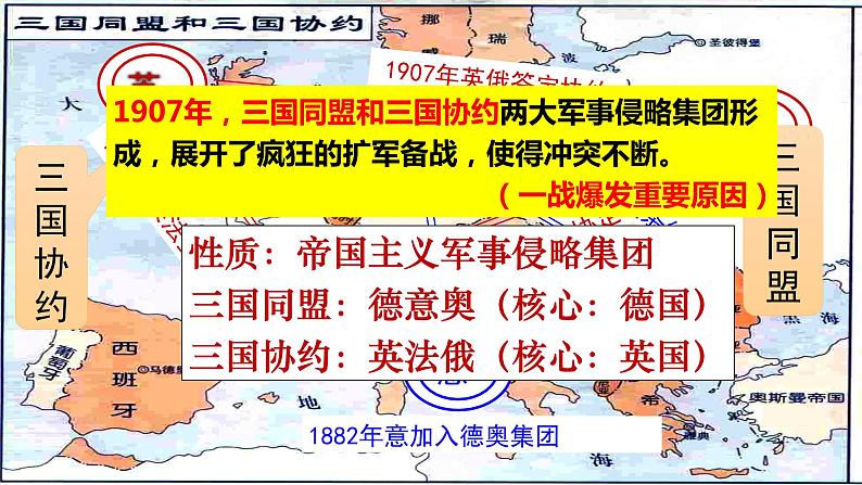 人教部编版历史九年级下册 第三单元 第八课 第一次世界大战 课件07