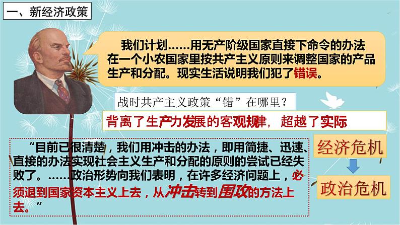 人教部编版历史九年级下册 第三单元 第十一课 苏联的社会主义建设 课件第5页