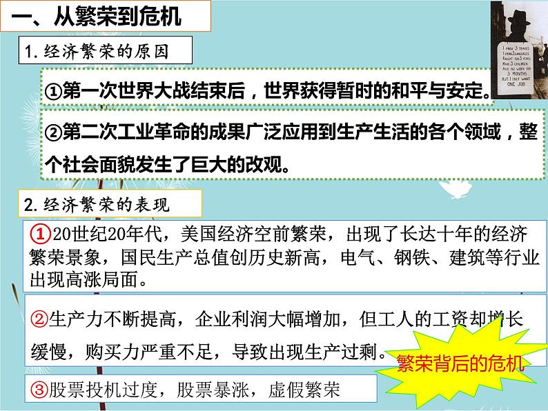 人教部编版历史九年级下册 第四单元 第十三课 罗斯福新政 课件05