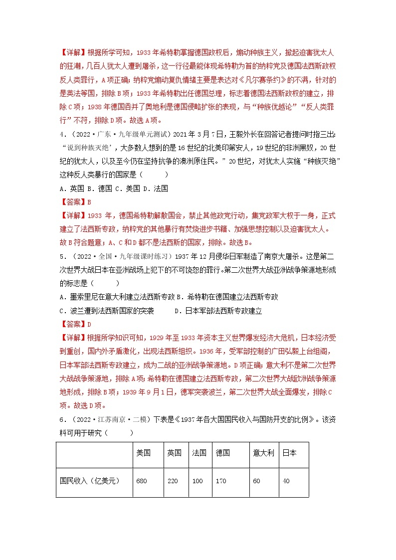 第14课  法西斯国家的侵略扩张（教学课件）九年级历史下册同步备课系列（部编版）02