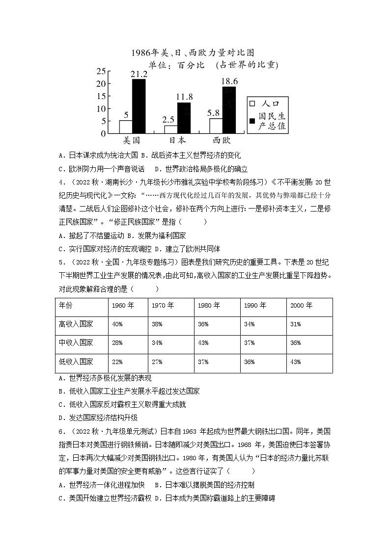 第17课 二战后资本主义的新变化（同步课件+同步教案+导学案+同步练习）03