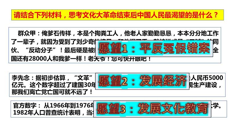 第7课精编伟大的历史转折（备课件+练习）精编八年级历史下册同步备课系列（部编版）05