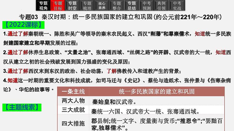 2023年中考历史一轮复习课件03 秦汉时期：统一多民族国家的建立和巩固第4页