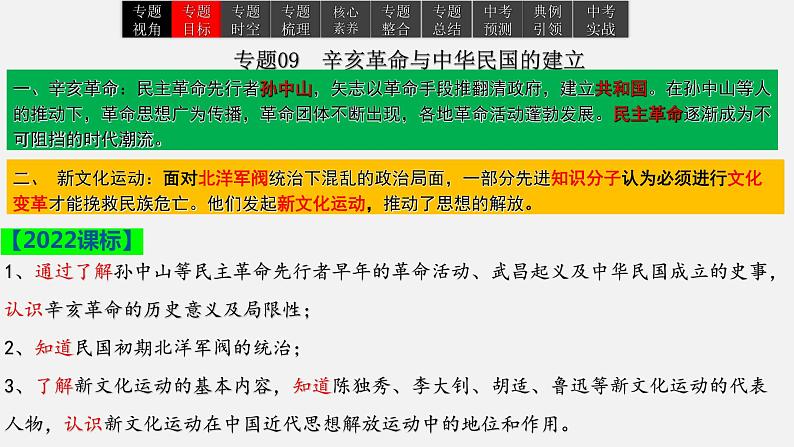 2023年中考历史一轮复习课件09 辛亥革命与中华民国的建立第4页