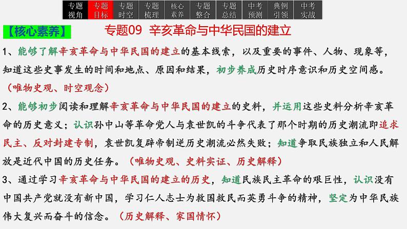 2023年中考历史一轮复习课件09 辛亥革命与中华民国的建立第5页