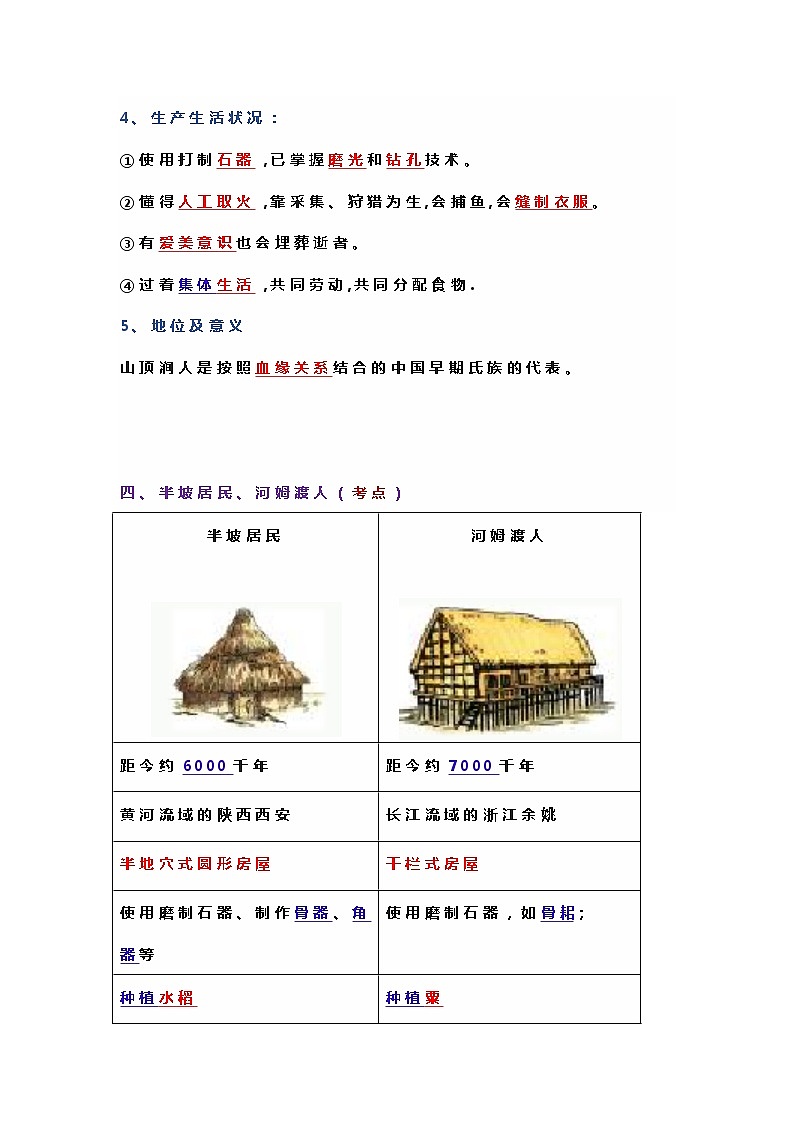 七年级上册历史《重要历史人物》考点总结第2页