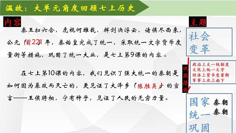 【七下大单元课件】-导言课温故知新通上下：整体认知中国历史第7页