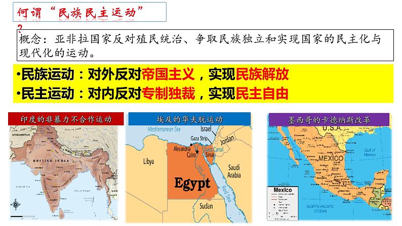 第12课 亚非拉民族民主运动的高涨 课件02