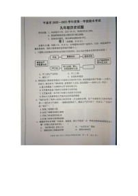 河北省承德市平泉市2022-2023学年九年级上学期期末考试历史试题