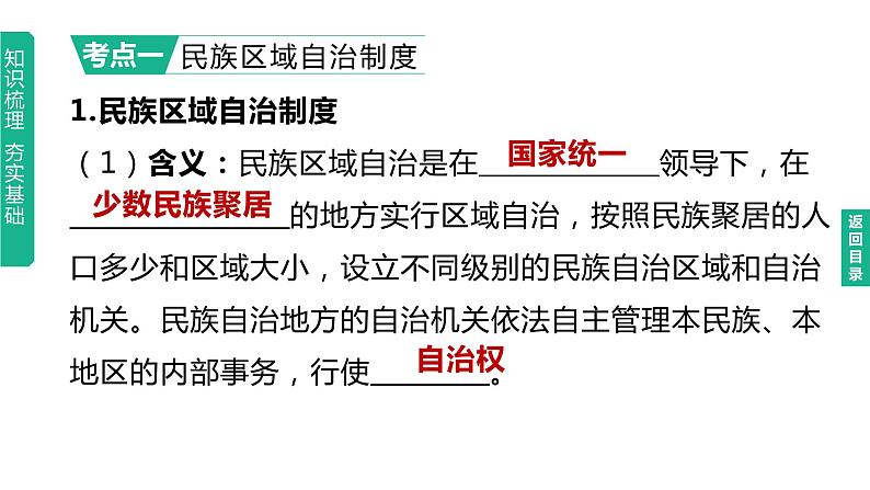 初中历史中考复习 2023年历史中考总复习一轮复习课件：主题19　民族团结与祖国统一03