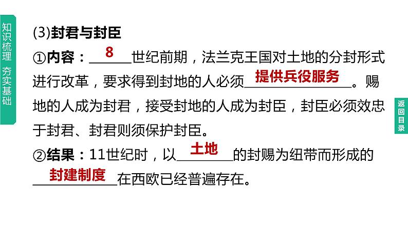 初中历史中考复习 2023年历史中考总复习一轮复习课件：主题23　封建时代的欧洲、封建时代的亚洲国家06