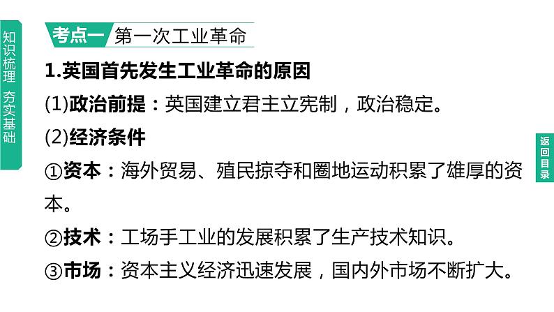 初中历史中考复习 2023年历史中考总复习一轮复习课件：主题26　工业革命和国际共产主义运动的兴起第3页