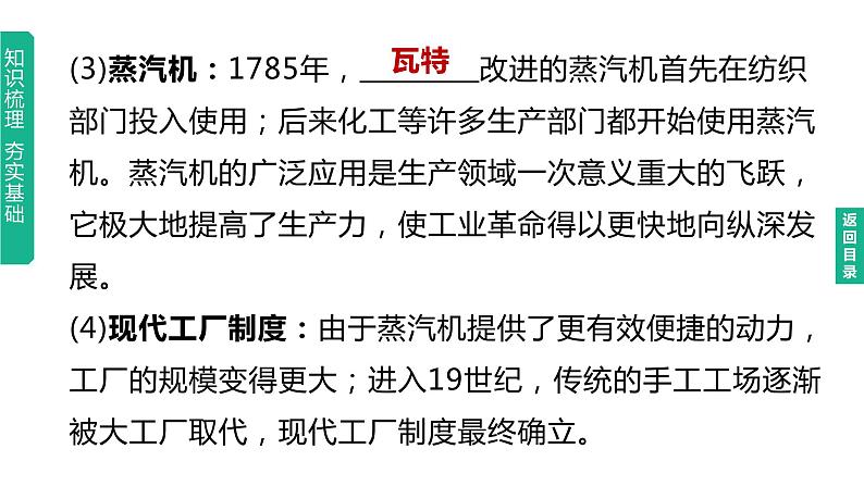 初中历史中考复习 2023年历史中考总复习一轮复习课件：主题26　工业革命和国际共产主义运动的兴起第5页