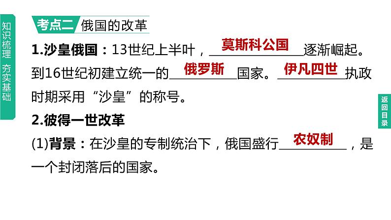 初中历史中考复习 2023年历史中考总复习一轮复习课件：主题27　殖民地人民的反抗与资本主义制度的扩展07