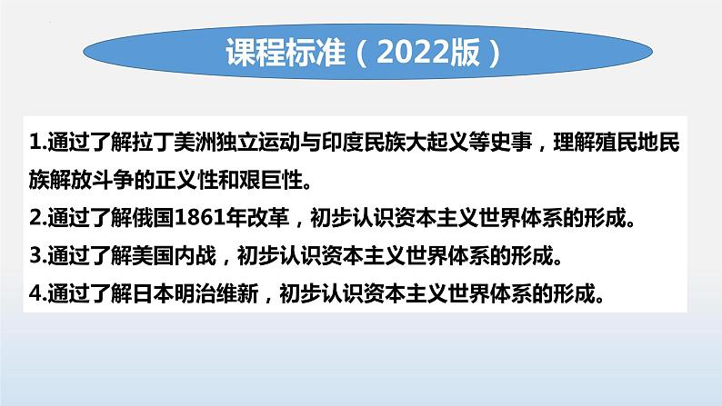 专题04 殖民地人民的反抗与资本主义制度的扩展-中考历史第一轮复习夯实基础靶向示范课件（部编版）02