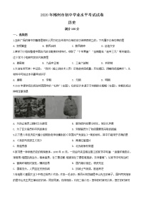 初中历史中考复习 精品解析：湖南省郴州市2020年中考历史试题（原卷版）