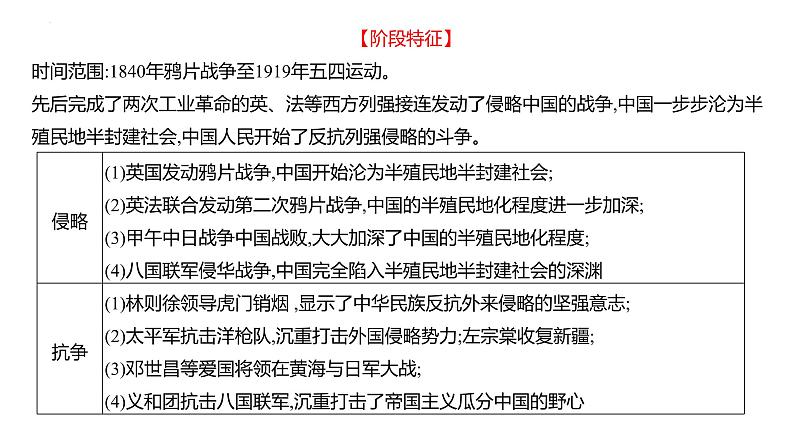 2023年中考历史一轮复习课件：第八单元 中国近代的列强侵略与中华民族抗争（旧民主主义革命时期）第3页