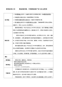 初中历史中考复习 专题02 夏商周时期：早期国家与社会变革（教学设计）