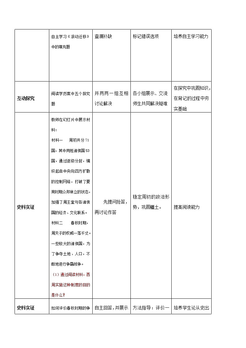 初中历史中考复习 专题02 夏商周时期：早期国家与社会变革（教学设计）第3页